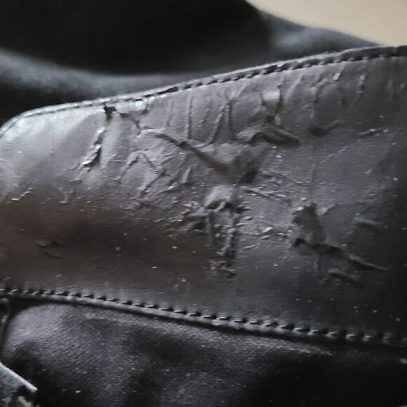 marc fisher women's black wide-calf faux suede over the knee boots size 8.5 - Picture 4 of 5